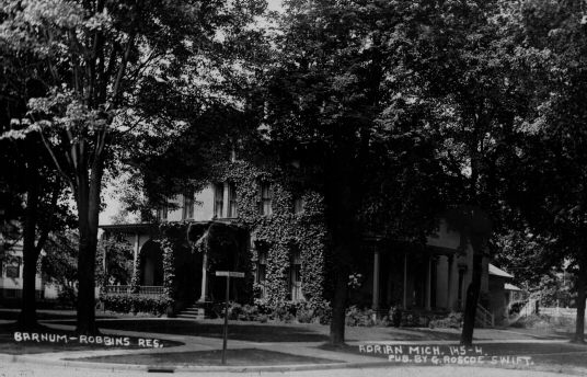 Barnum-Robbins House, Adrian, MI